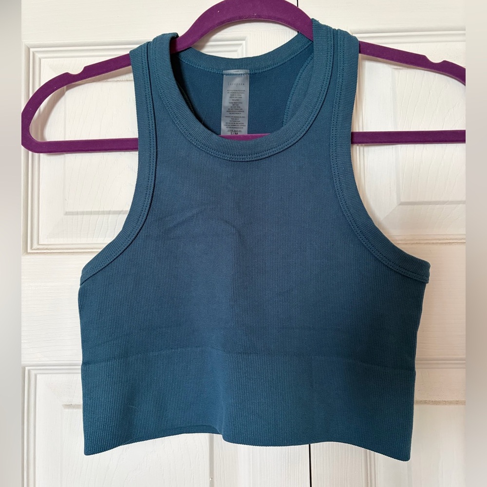 Elegant Teal Women's Crop Top
